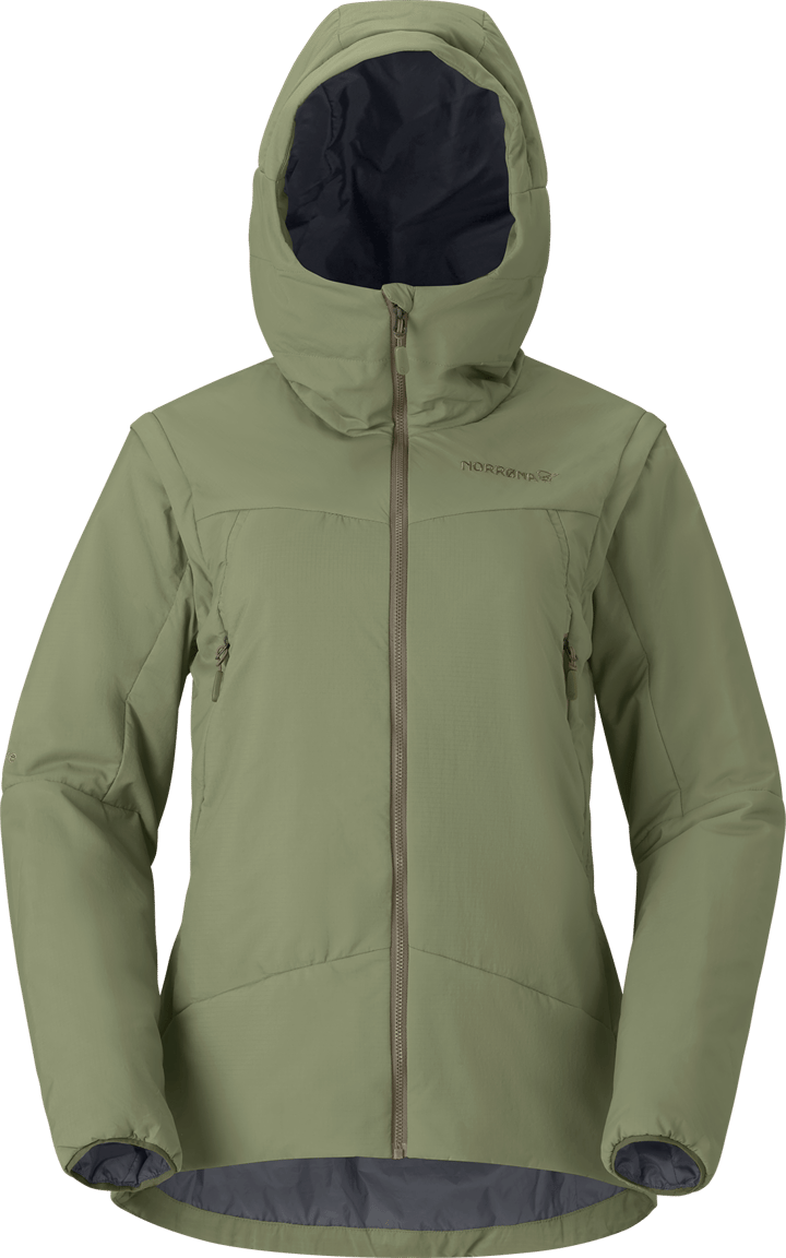 Norrøna Women's Møre Thermo60 Aero200 Jacket  Deep Lichen Green Norrøna