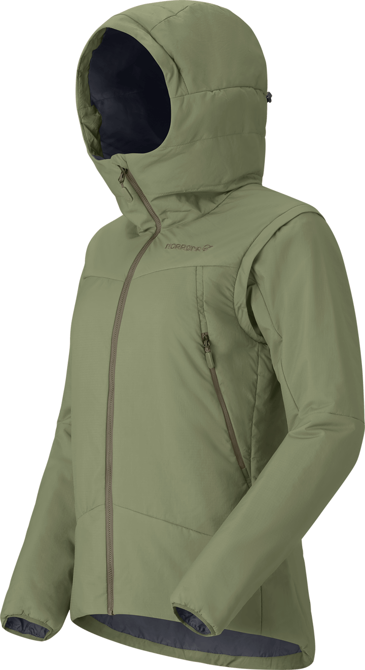 Norrøna Women's Møre Thermo60 Aero200 Jacket  Deep Lichen Green Norrøna