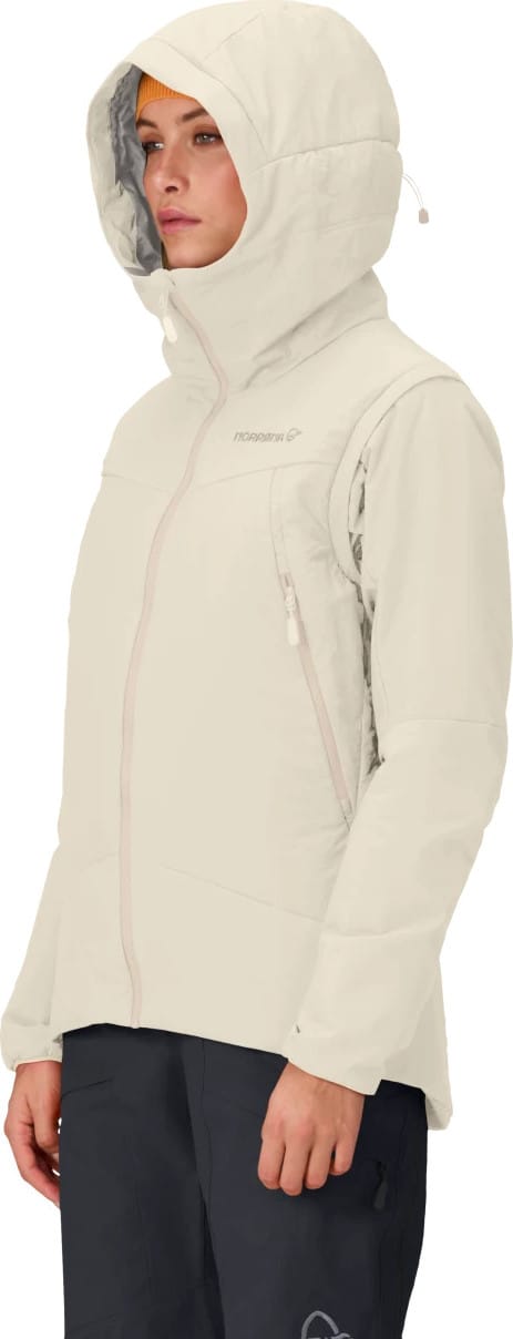 Norrøna Women's Møre Thermo60 Aero200 Jacket  Oatmeal Norrøna