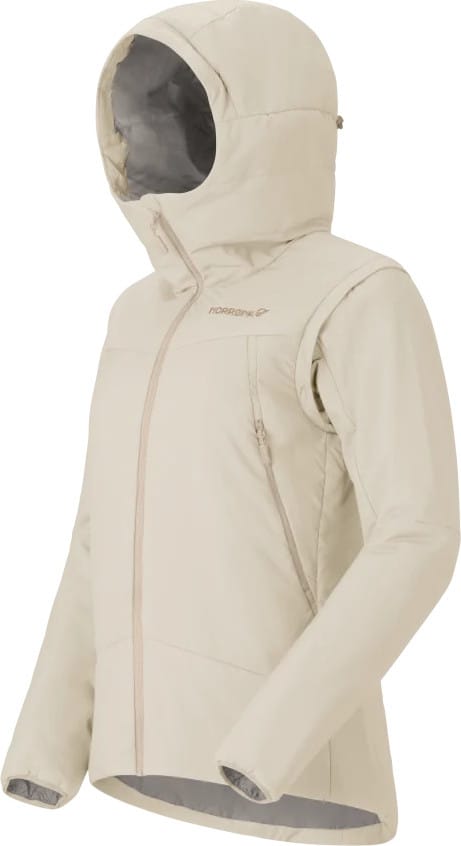 Norrøna Women's Møre Thermo60 Aero200 Jacket  Oatmeal Norrøna
