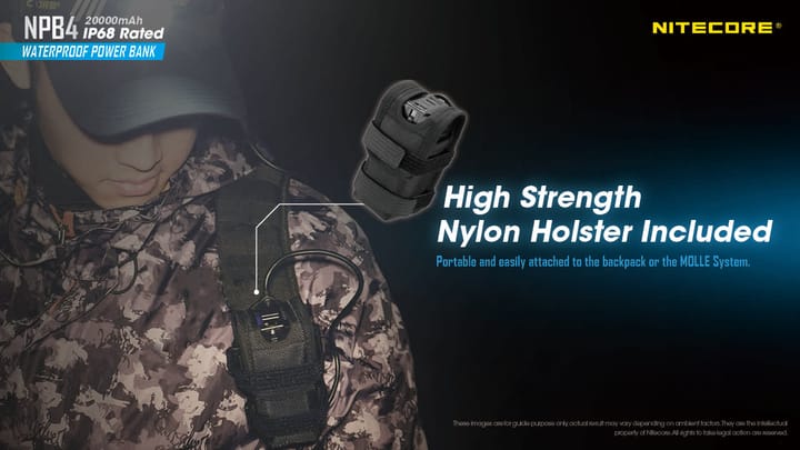 Nitecore Npb4 Waterproof Powerbank 20000 Black Nitecore Nitecore Npb4 Waterproof Powerbank 20000 Black Nitecore