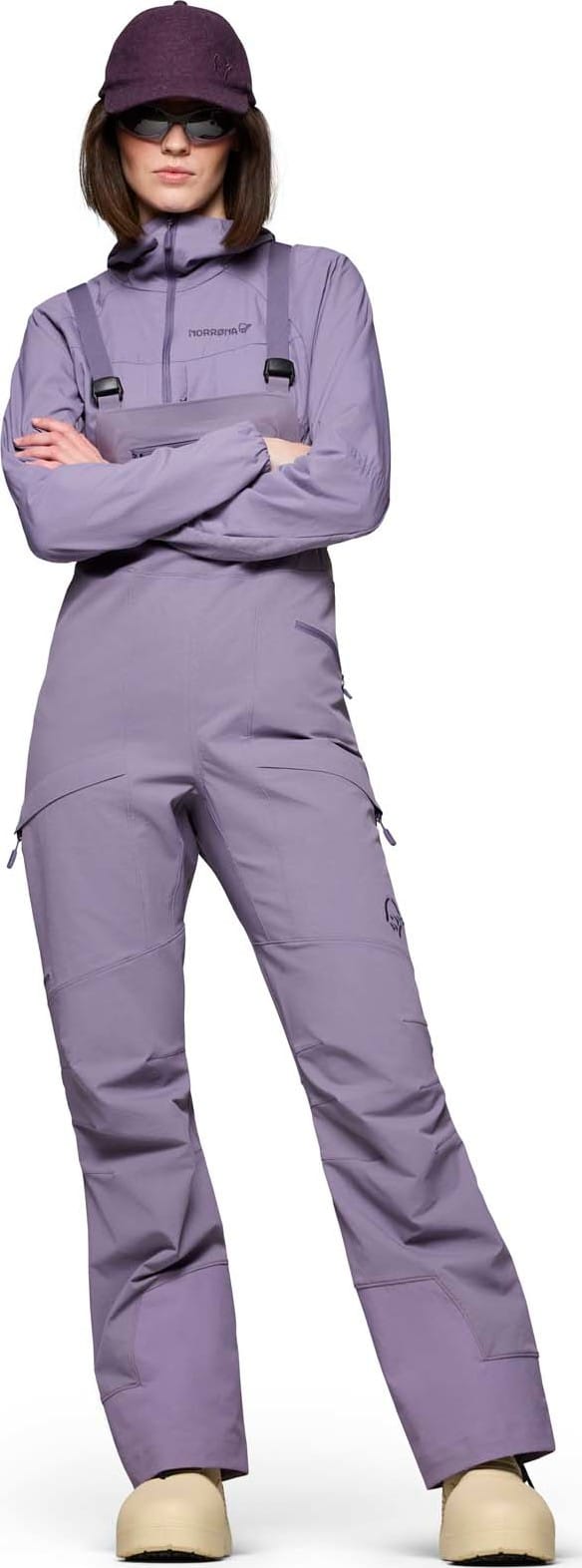 Norrøna Møre Flex1 Bib W'S Purple Sage Norrøna