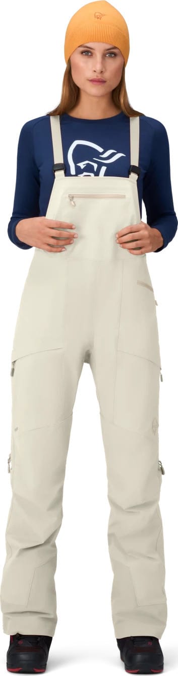 Norrøna Women's Møre Flex1 Bib  Oatmeal Norrøna
