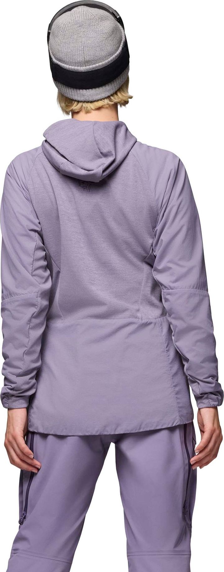 Norrøna Women's Møre Octa Zip Hood  Purple Sage Norrøna