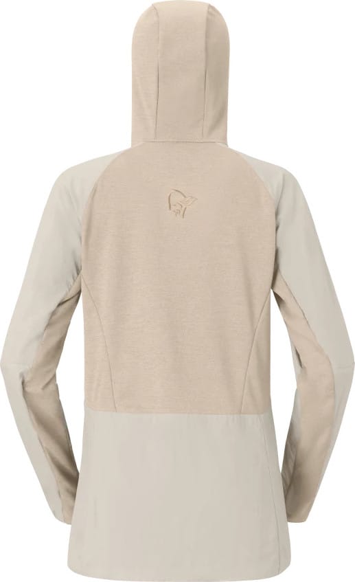 Norrøna Women's Møre Octa Zip Hood  Oatmeal Norrøna