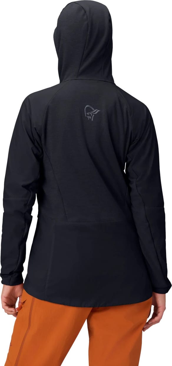 Norrøna Women's Møre Octa Zip Hood  Caviar Norrøna