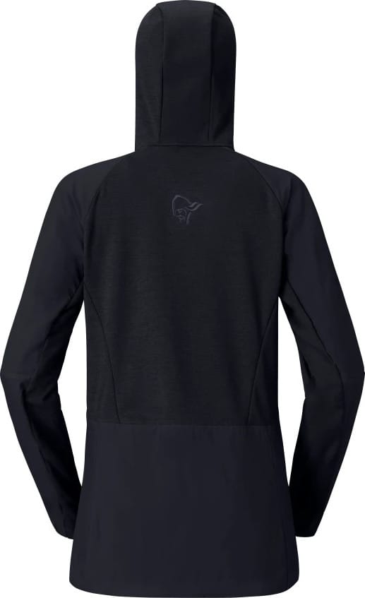 Norrøna Women's Møre Octa Zip Hood  Caviar Norrøna