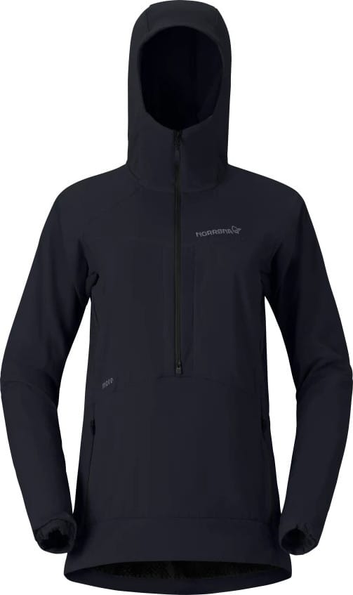 Norrøna Women's Møre Octa Zip Hood  Caviar Norrøna