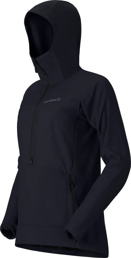 Norrøna Women's Møre Octa Zip Hood  Caviar Norrøna