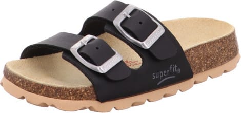 Superfit Kids' Fussbettpantoffel Black Superfit