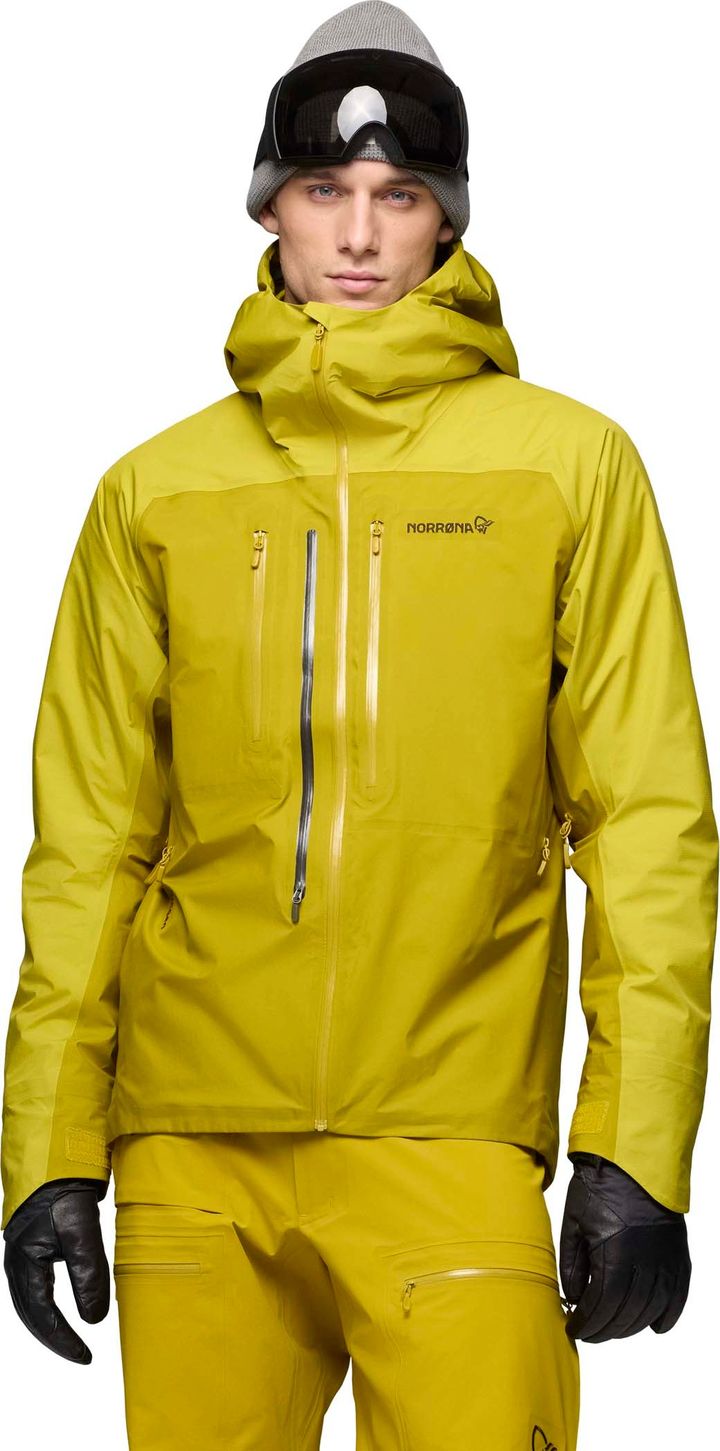 Norrøna Men's Lyngen GORE-TEX Jacket Golden Palm Norrøna Norrøna Men's Lyngen GORE-TEX Jacket Golden Palm Norrøna