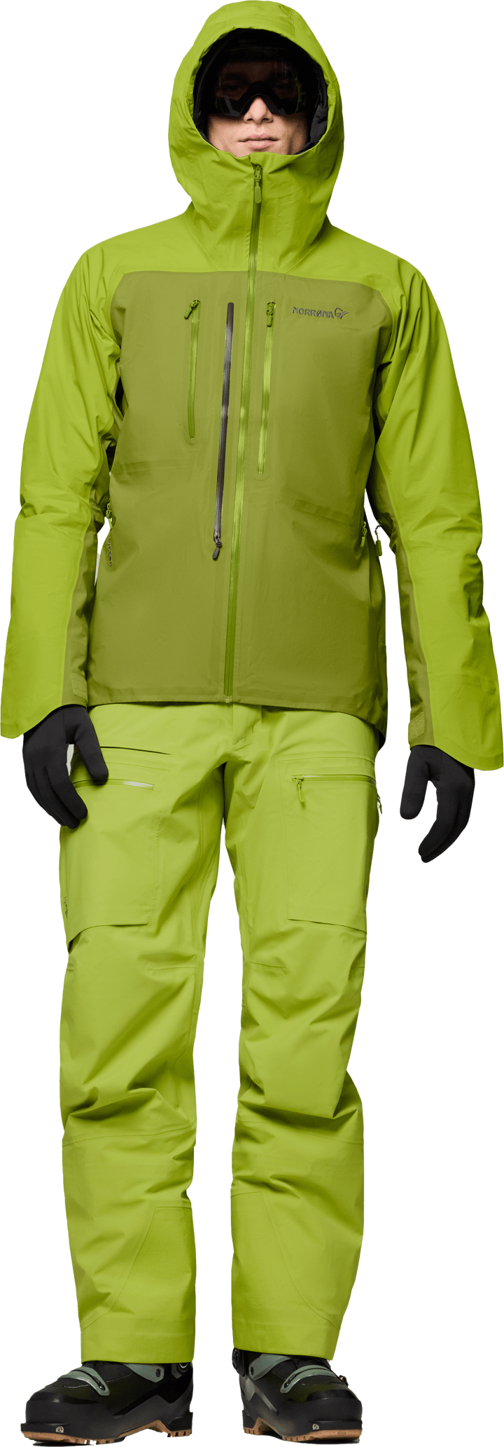 Norrøna Men's Lyngen GORE-TEX Jacket  Dark Citron/tender Shoots Norrøna