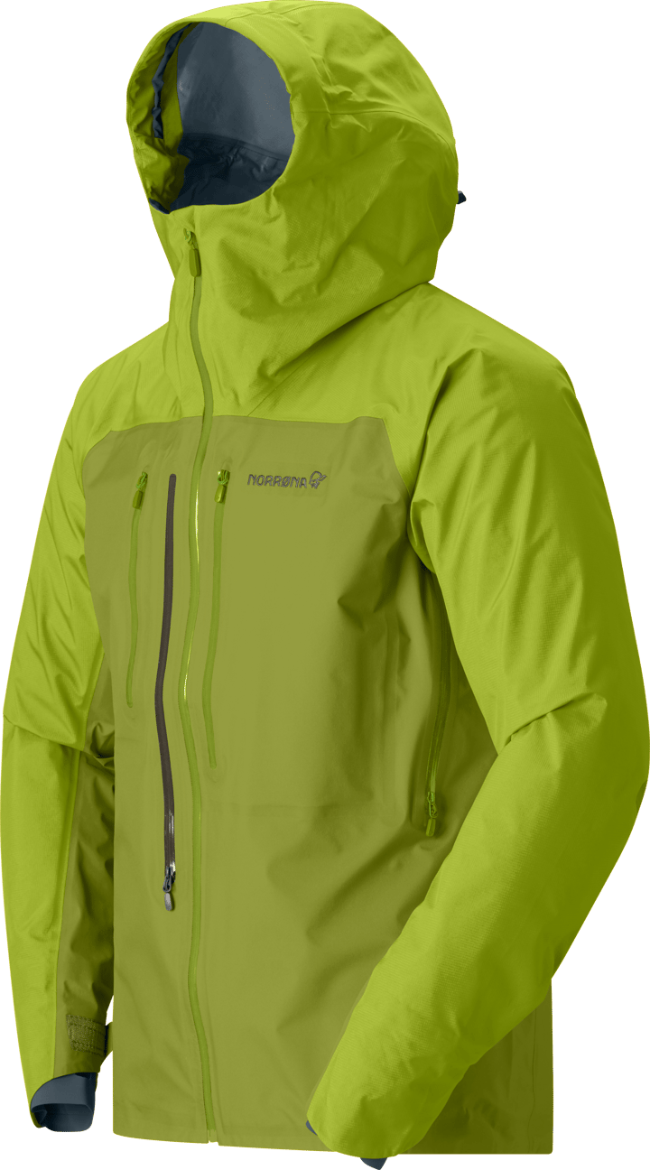 Norrøna Men's Lyngen GORE-TEX Jacket  Dark Citron/tender Shoots Norrøna