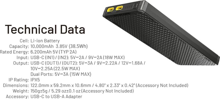 Nitecore Nitecore Nb10000 Gen 3 Black Nitecore Nitecore Nitecore Nb10000 Gen 3 Black Nitecore