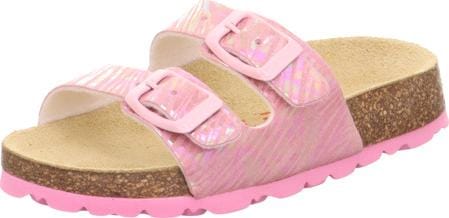 Superfit Kids' Fussbettpantoffel 5560-pink Superfit