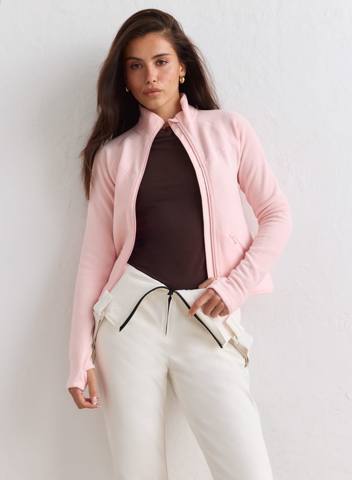 Aim'n Women's Stretch Fleece Zip Jacket Pink Frost Aim'n