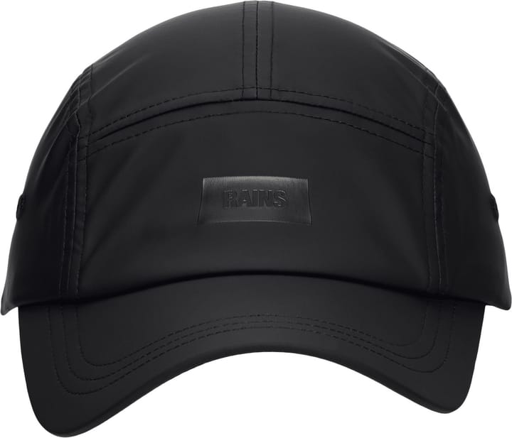Rains 5 Panel Cap W1 Black Rains
