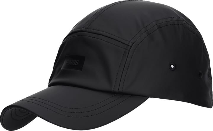 Rains 5 Panel Cap W1 Black Rains