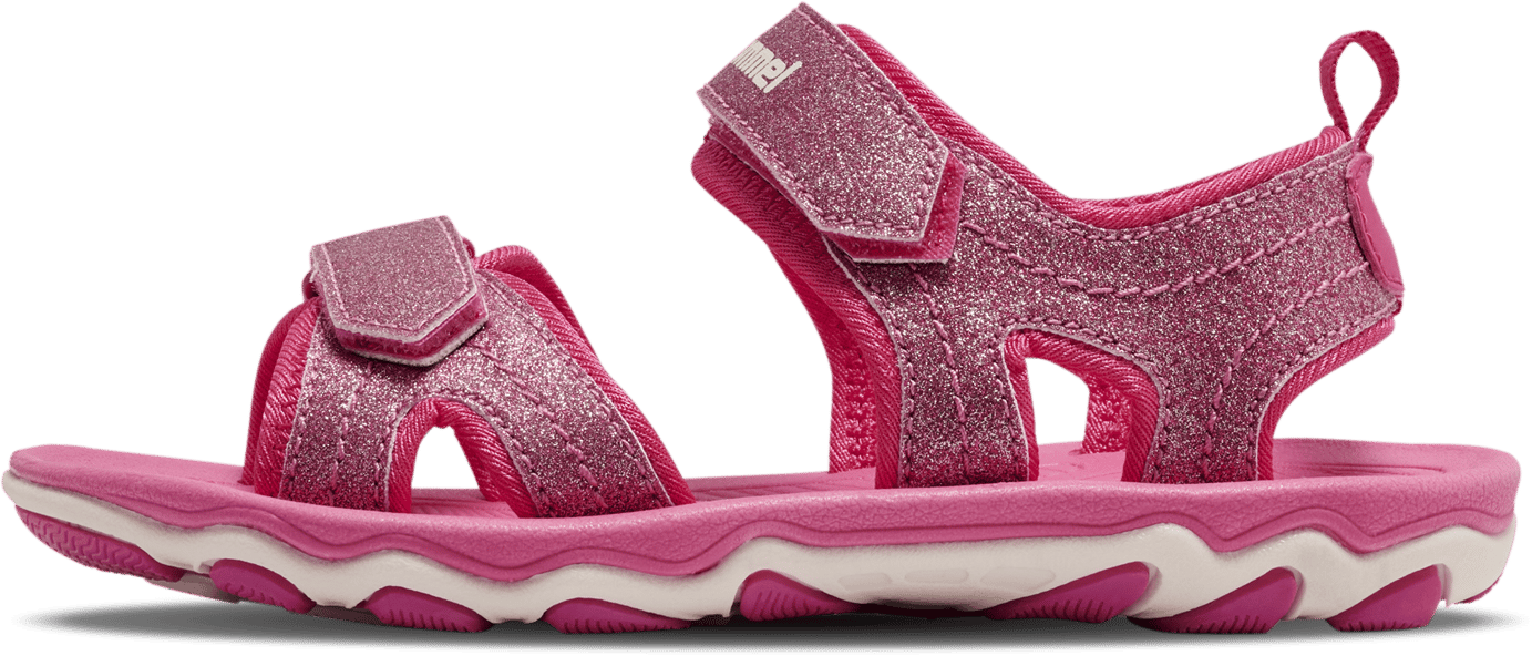 Hummel Juniors' Sandal Glitter Pink Flambè