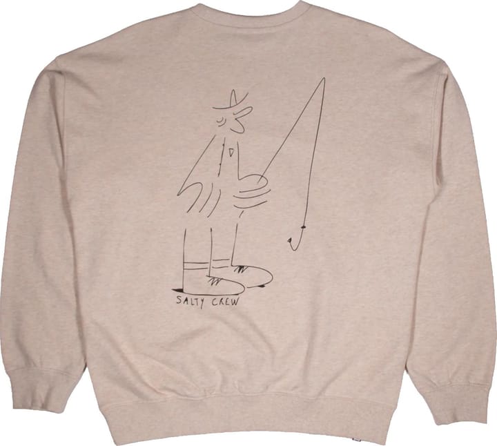 Salty Crew Men's Swivel LB Crewneck Oatmeal Heather Salty Crew