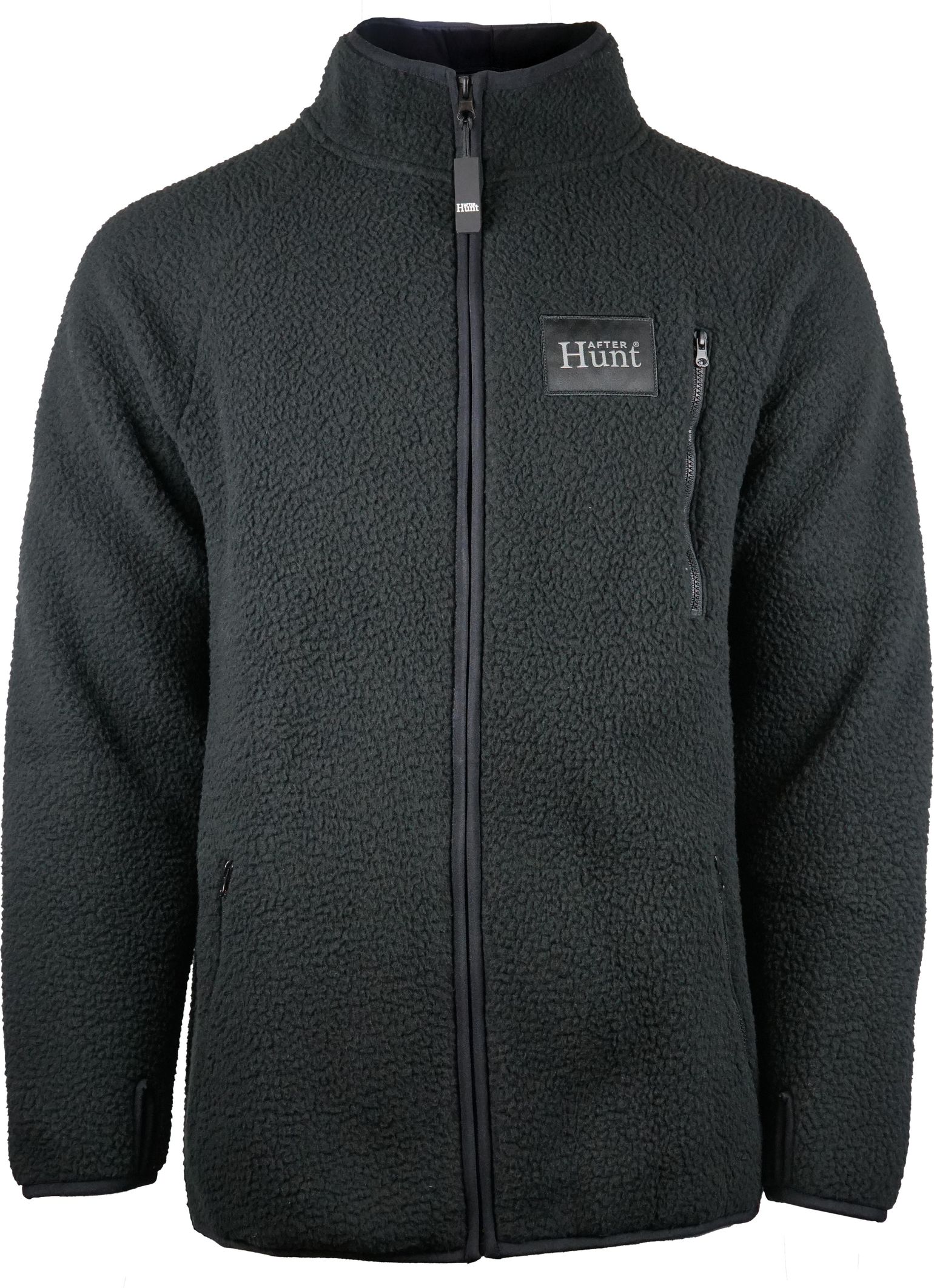 Avignon Unisex AFTER Hunt Fleece Jacket Basic Black