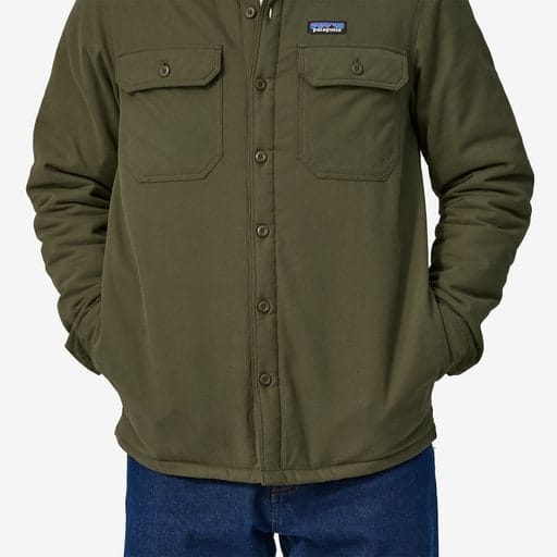 Patagonia M's Insulated Organic Cotton MW Fjord Flannel Shirt Basin Green Patagonia Patagonia M's Insulated Organic Cotton MW Fjord Flannel Shirt Basin Green Patagonia