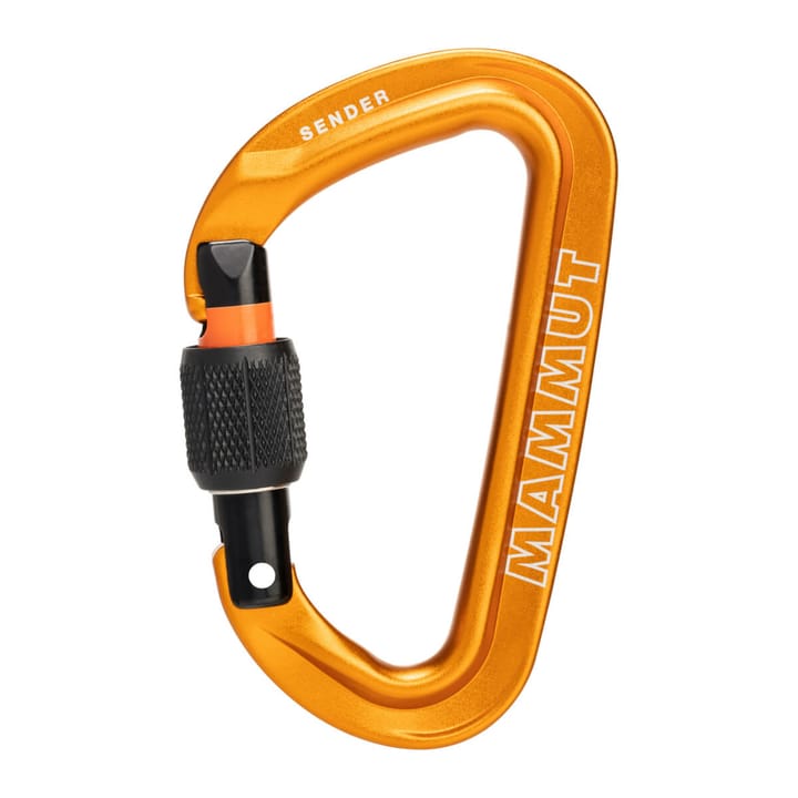 Mammut Sender Screwgate Carabiner Gold Mammut