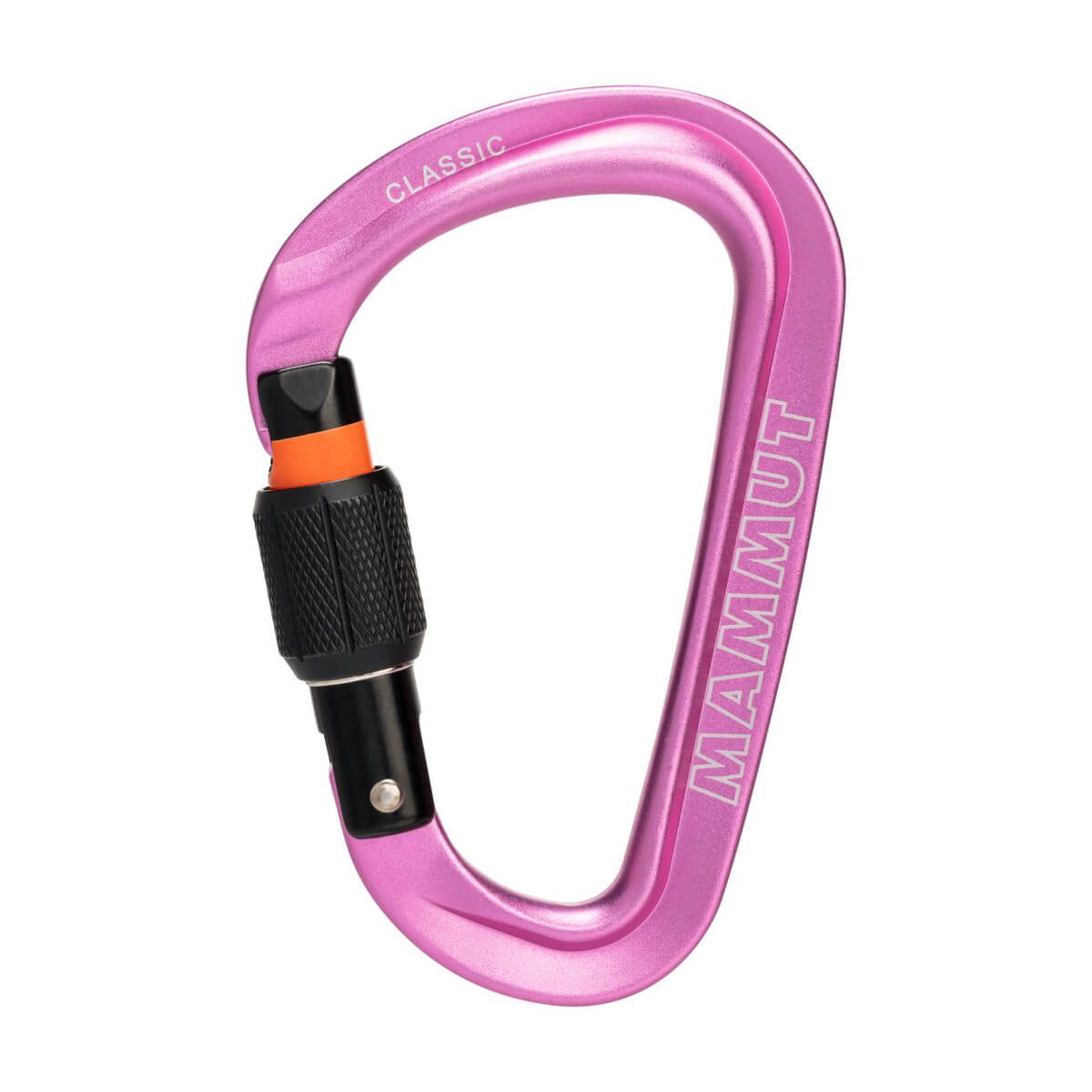 Mammut Classic HMS Screwgate Carabiner Screw Gate, Pink