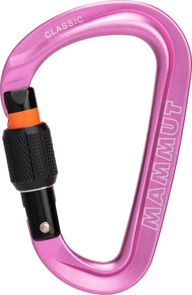 Mammut Classic HMS Screwgate Carabiner Pink Mammut