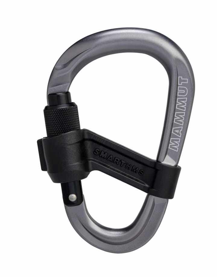 Mammut Smart Hms 2.0 Screwgate Carabiner Screw Gate Grey Mammut