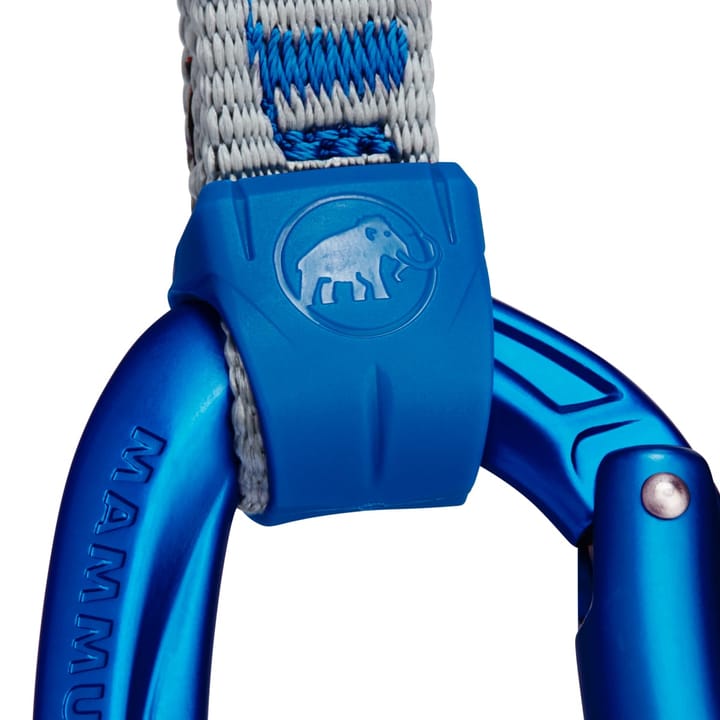 Mammut Crag Keylock 6-Pack Indicator Quickdraws Straight Gate/Bent Gate, Silver-Ultramarine 10 cm Mammut