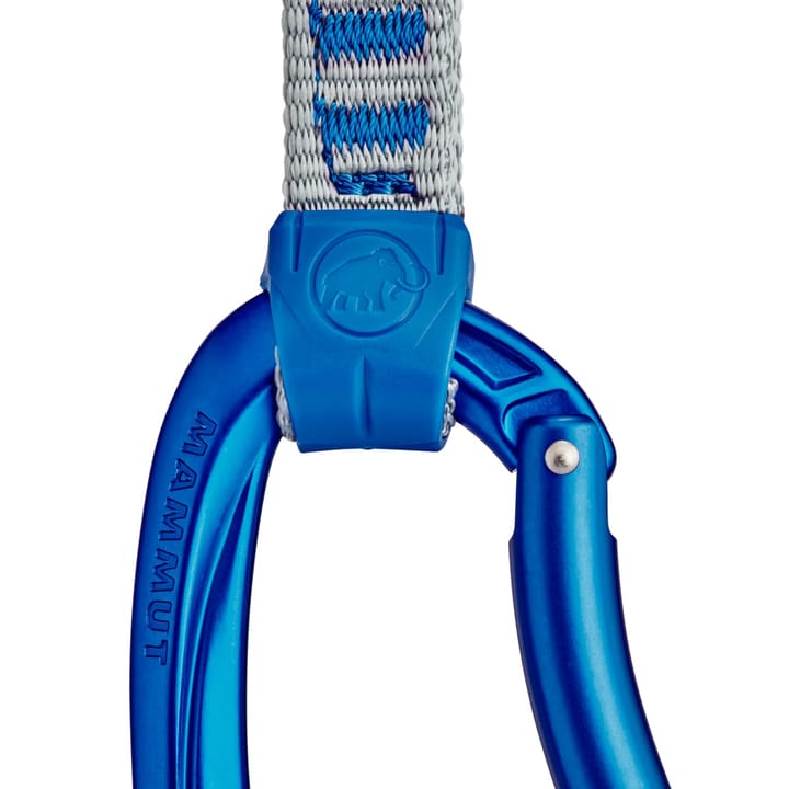 Mammut Crag Keylock 6-Pack Indicator Quickdraws Straight Gate/Bent Gate, Silver-Ultramarine 10 cm Mammut