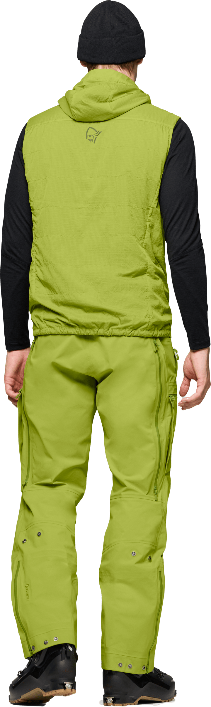 Norrøna Men's Lyngen Thermo100 active Vest Dark Citron Norrøna