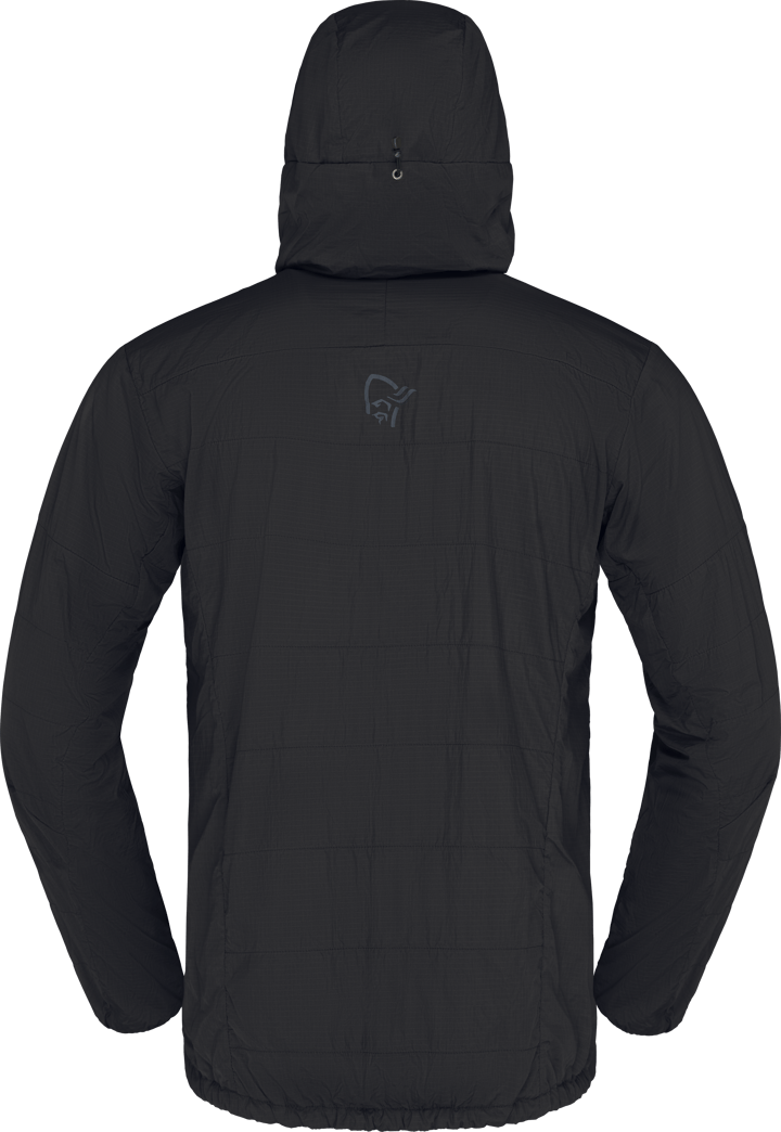 Norrøna Men's Lyngen Thermo100 Active Zip Hood Caviar Black Norrøna