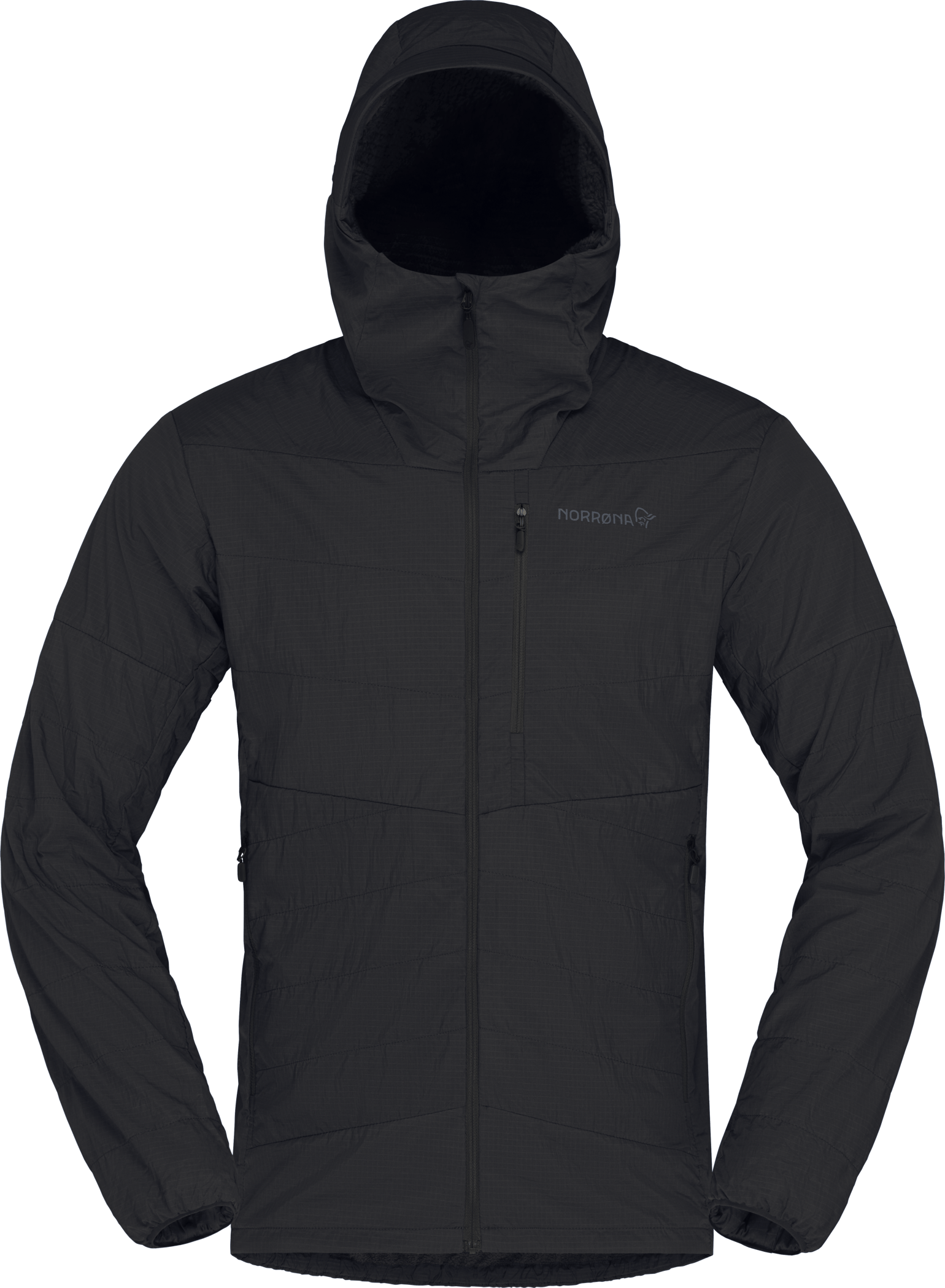 Norrøna Lyngen Thermo100 active Zip Hood M'S Caviar Black