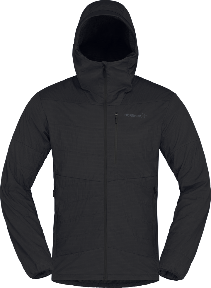 Norrøna Men's Lyngen Thermo100 Active Zip Hood Caviar Black Norrøna