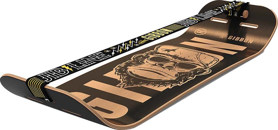 Gibbon Giboard Set - Caesar Jib Brown Slakkline OneSize