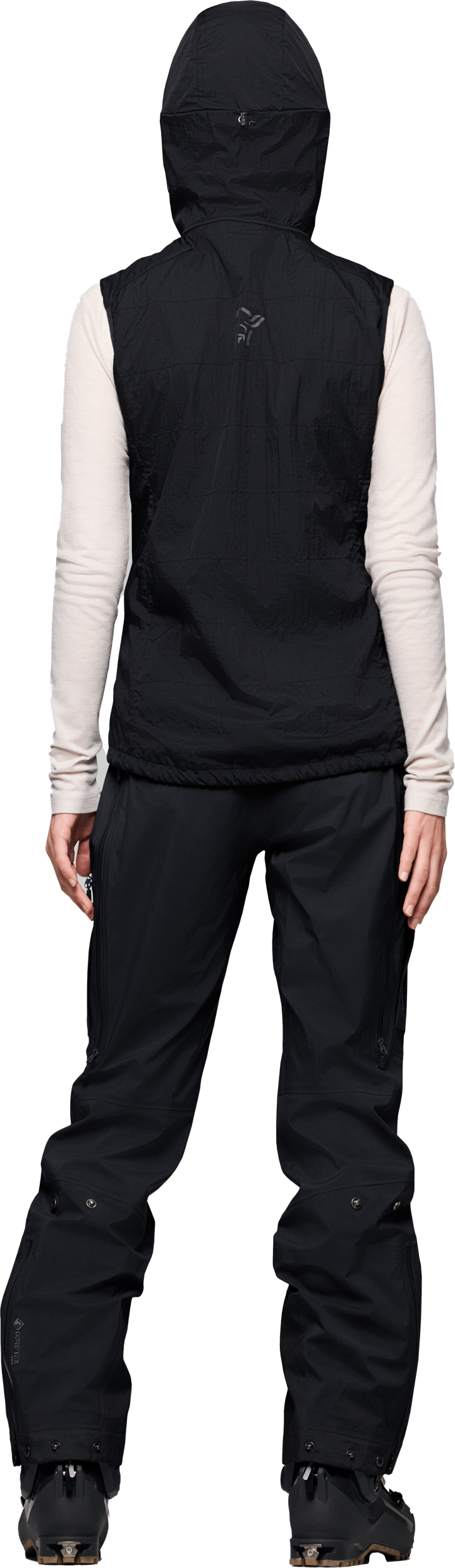 Norrøna Women's Lyngen Thermo100 active Vest Caviar Black Norrøna