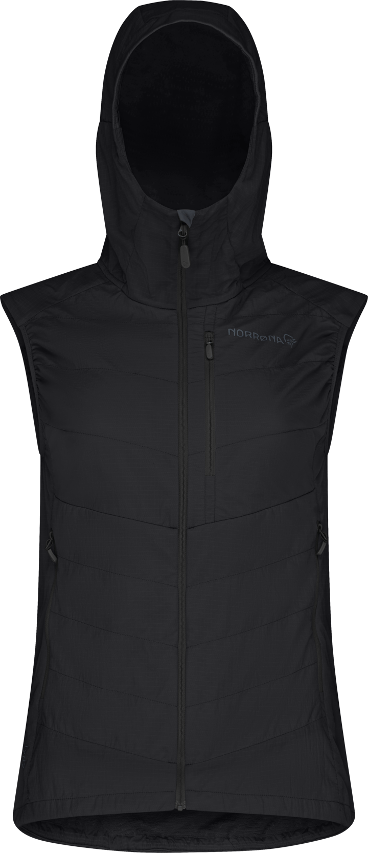 Norrøna Women's Lyngen Thermo100 active Vest Caviar Black Norrøna