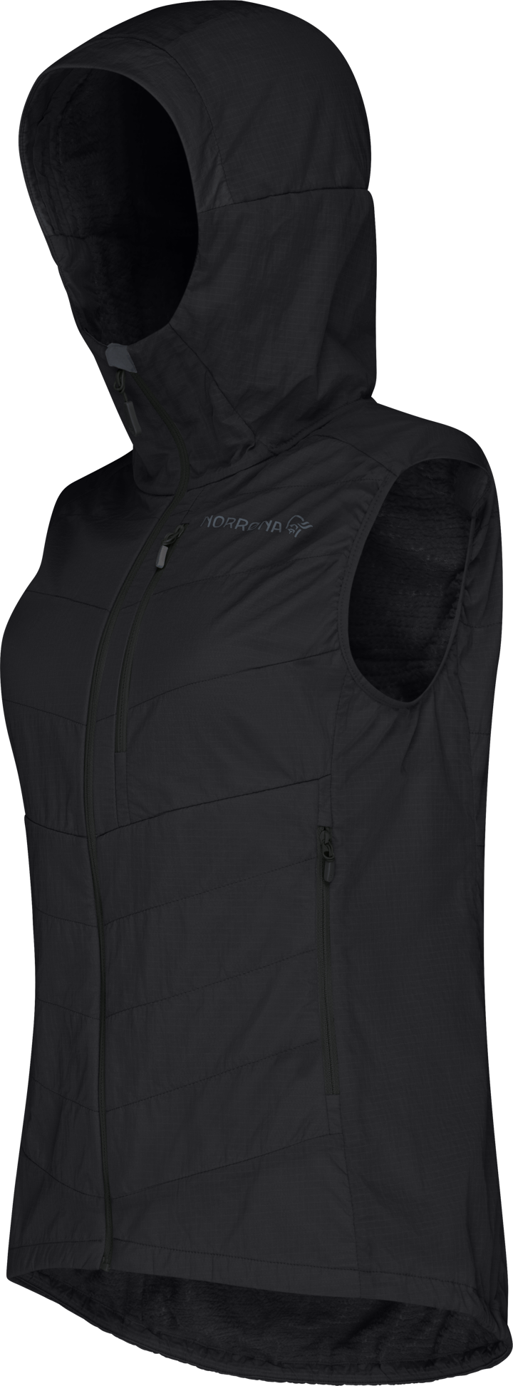 Norrøna Women's Lyngen Thermo100 active Vest Caviar Black Norrøna