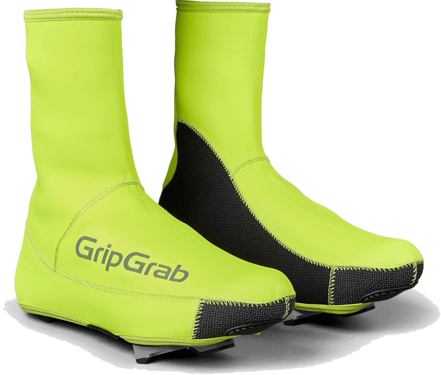 Gripgrab Unisex PACR Waterproof Winter Road Shoe Covers Yellow Hi-vis