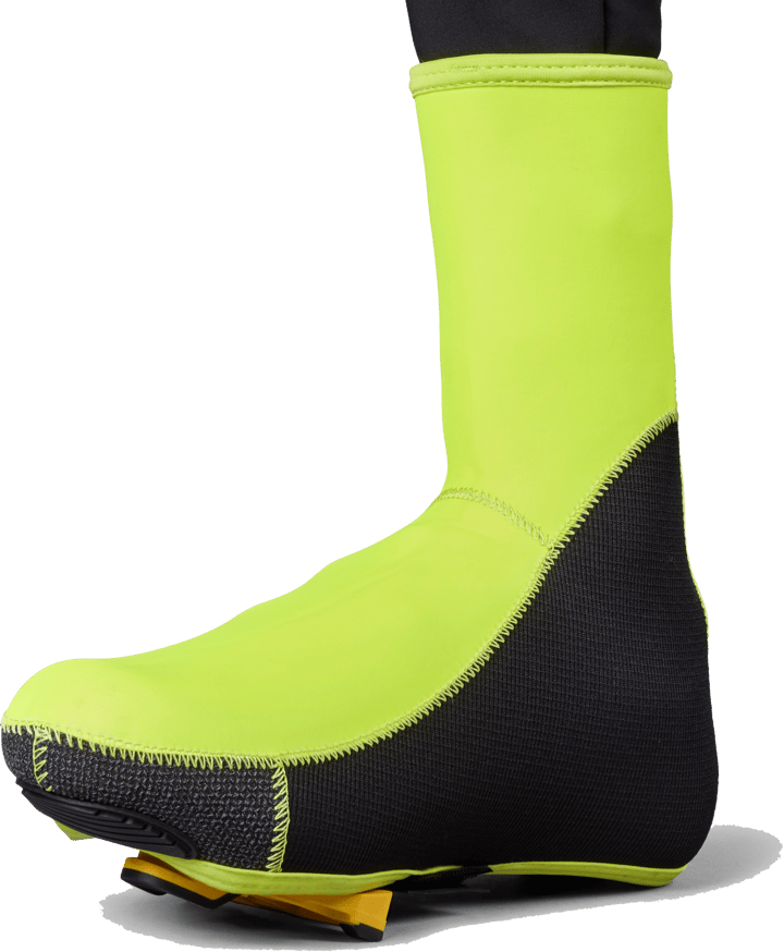 Gripgrab Unisex PACR Waterproof Winter Road Shoe Covers Yellow Hi-vis Gripgrab
