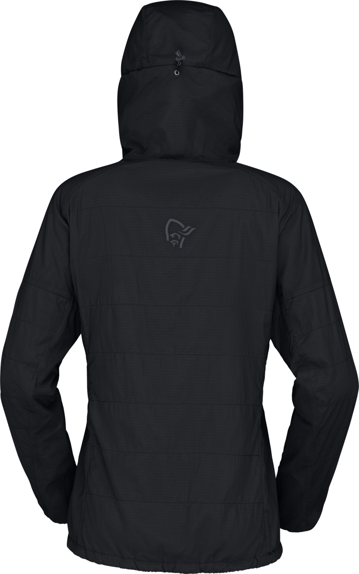 Norrøna Women's Lyngen Thermo100 Active Zip Hood Caviar Black Norrøna