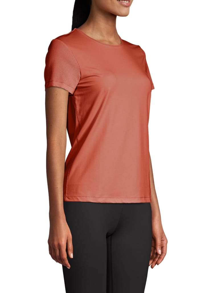 Casall Women's Iconic Tee Burnt Sienna Red Casall