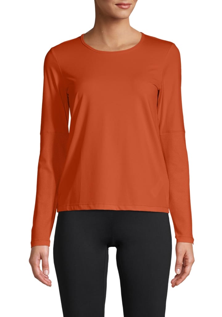 Casall Women's Iconic Long Sleeve Papaya Red Casall