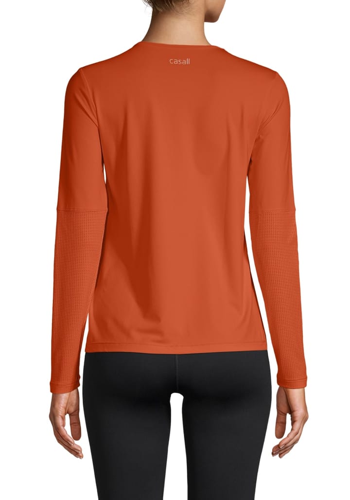 Casall Women's Iconic Long Sleeve Papaya Red Casall