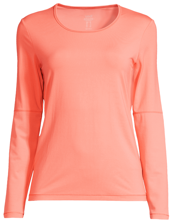 Women's Iconic Long Sleeve Pale Coral Casall