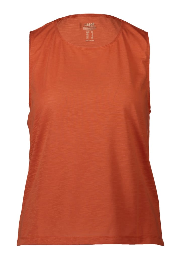 Casall Women's Texture Tank Papaya Red Casall Casall Women's Texture Tank Papaya Red Casall