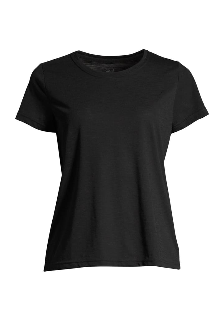 Casall Women's Texture Tee Black Casall Casall Women's Texture Tee Black Casall