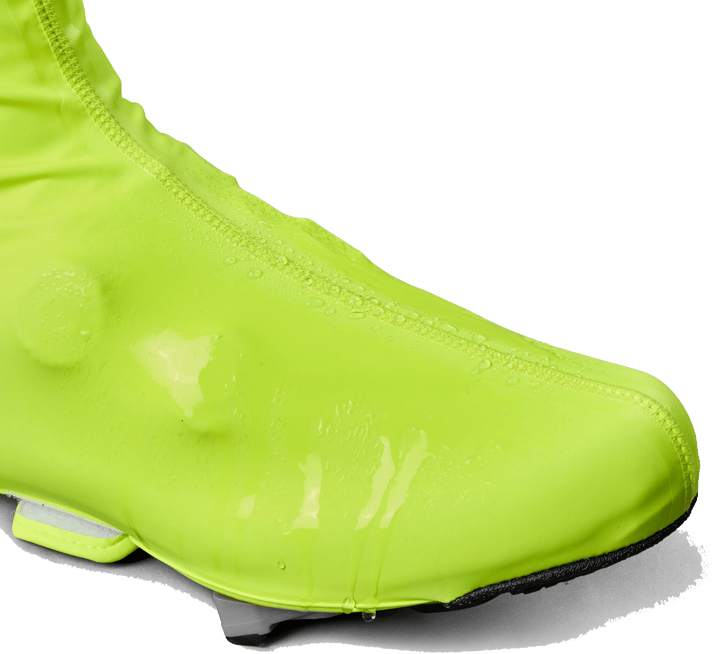 Gripgrab Ride 2 Waterproof Road Shoe Covers Yellow Hi-vis Gripgrab